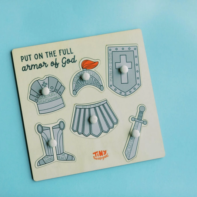 Armor of God Wood Puzzle with Scripture