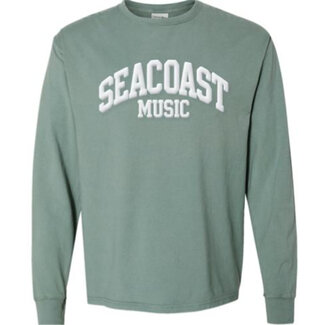 Seacoast Music Seacoast Music Collegiate Long Sleeve T w/ Puff Ink - Cypress