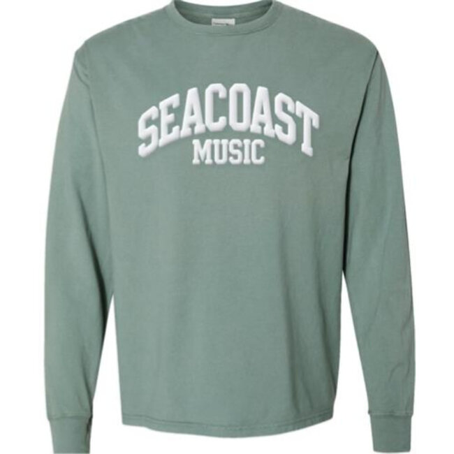 Seacoast Music Collegiate Long Sleeve T w/ Puff Ink - Cypress