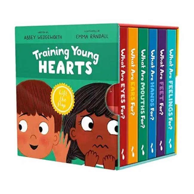 Training Young Hearts Board Books Boxed Set: 6 Lift-the-Flap Board Books & Guide for Grown-Ups