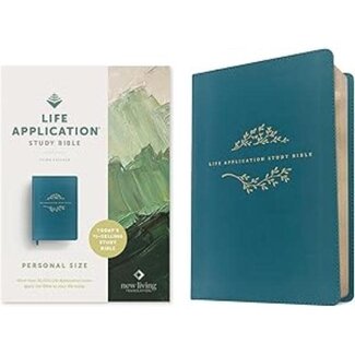 NLT Life Application Study Bible: Third Edition (Personal Size, Teal Blue)