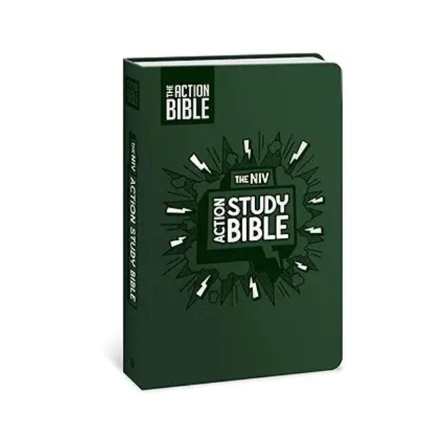 The NIV Action Study Bible (Forest Leathersoft)