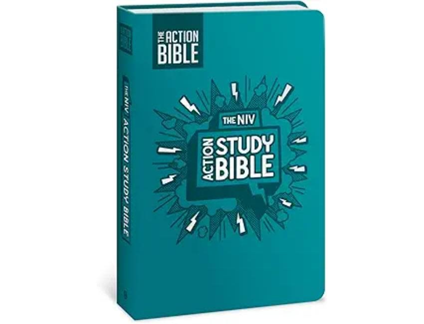 The NIV Action Study Bible (Aqua Leathersoft) Seacoast Bookstore
