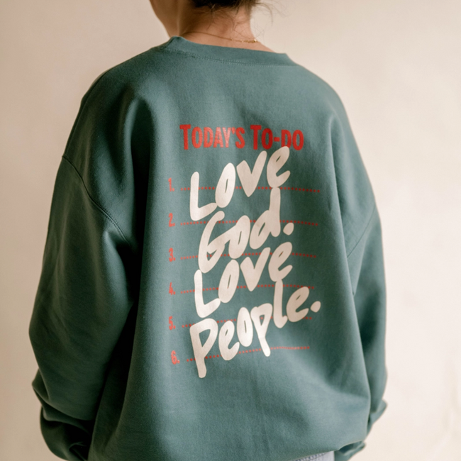 Love God Love People Pullover