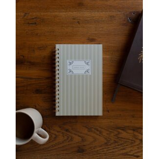 Sermon Notes Journal Pale Stripes