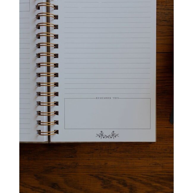 Sermon Notes Journal Pale Stripes