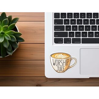Worship Juice Sticker