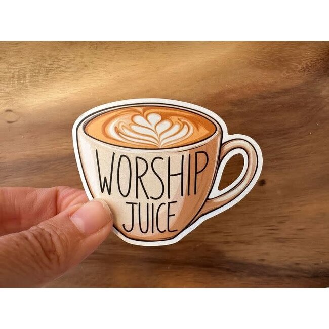 Worship Juice Sticker