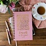 Dwell in the Word Journal - Linen Gold Foil Bound