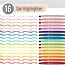 Mr Pen 16-Pack No Bleed Bible Highlighters