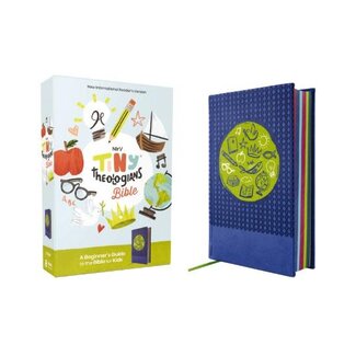 NIrV, Tiny Theologians Bible, Leathersoft over Board, Blue, Comfort Print