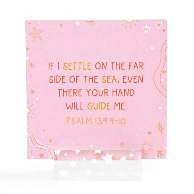 Verses For the Beach – Bible Verse Card Set + Display Stand