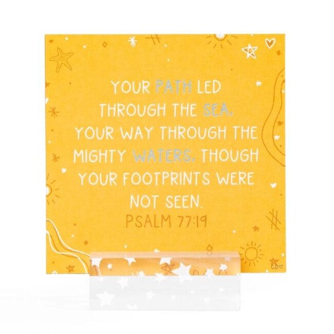 Verses For the Beach – Bible Verse Card Set + Display Stand