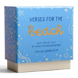 Verses For the Beach – Bible Verse Card Set + Display Stand