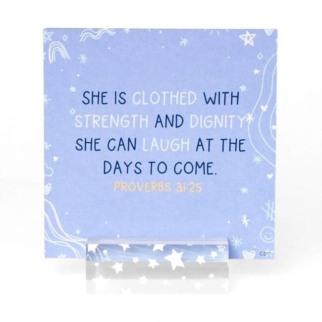 Verses For Mothers – Bible Verse Card Set with Display Stand
