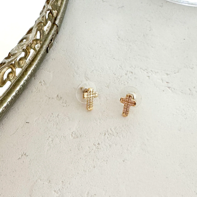 Divine Cross Earrings