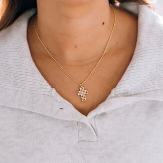 Sweetheart Cross Necklace