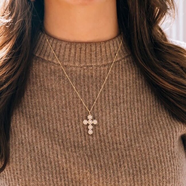 Poised Cross Necklace