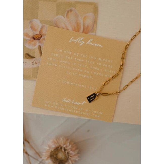 Fully Known Mini Tag Necklace