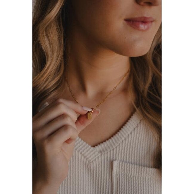 Fully Known Mini Tag Necklace