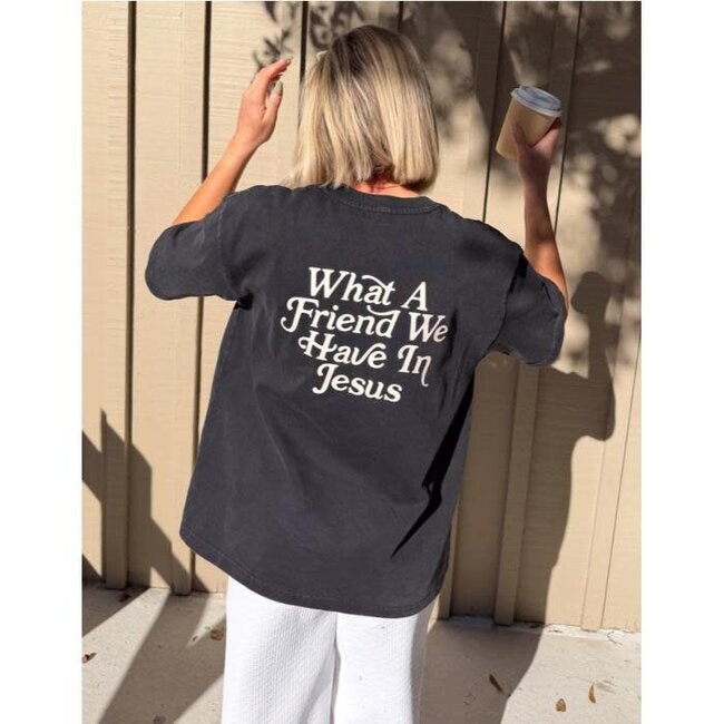 What A Friend in Jesus Heavyweight Tee