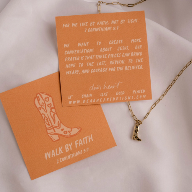 Walk By Faith Necklace