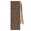 Bookmark Faux Leather Brown Strong & Courageous Josh. 1:9
