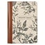 Journal Classic Zip Brown/Cream Floral Printed Amazing Grace 2 Cor. 12:9