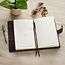Journal Cover w/Lined Insert Brown Cross/Man of God 1 Tim. 6:11