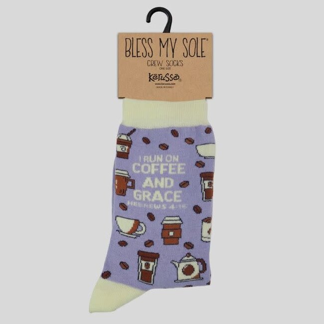 Crew Socks Coffee And Grace