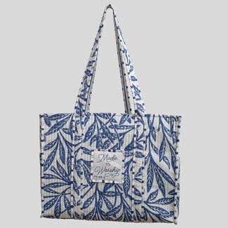Womens Tote Bag Midnight Leaves