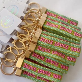 Jesus Loves You Keychain