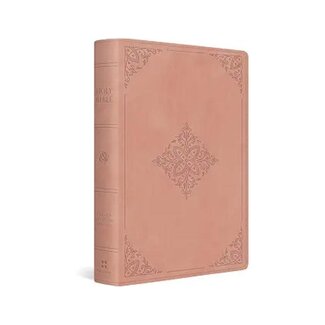 ESV Holy Bible: Dyslexia-Friendly Edition TruTone, Blush Rose, Fleur-de-lis Design