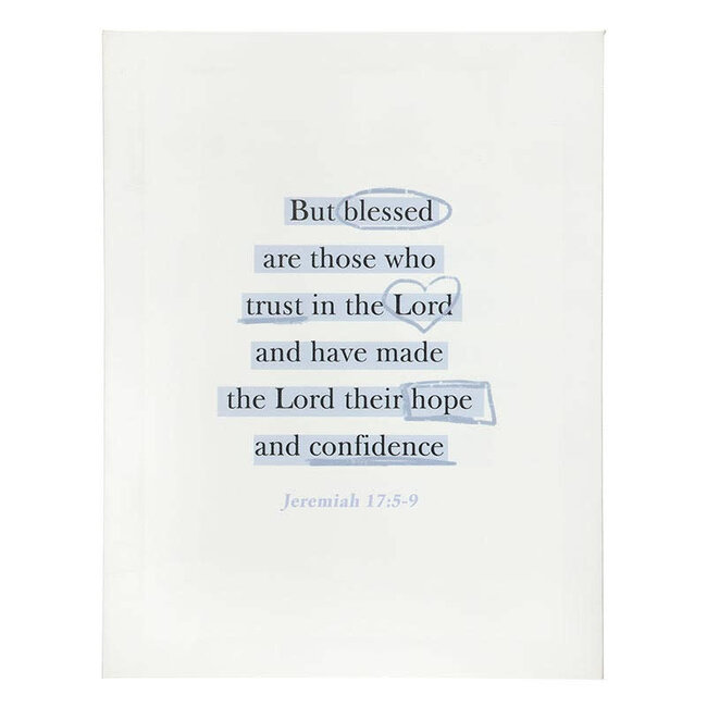 Notes Of Hope Canvas - But Blessed Are Those Who