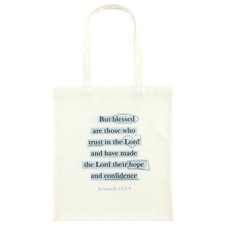 Notes Of Hope Canvas Tote - But Blessed Are Those Who