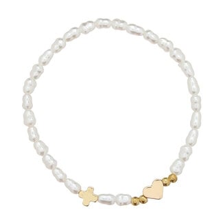 Heart and Cross Bracelet - The Power of the Cross