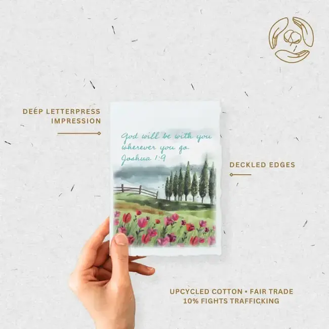 God Will Be with You Card