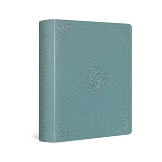 ESV Journaling Study Bible TruTone® over Board, Paris Sky, Fleur-de-lis Design