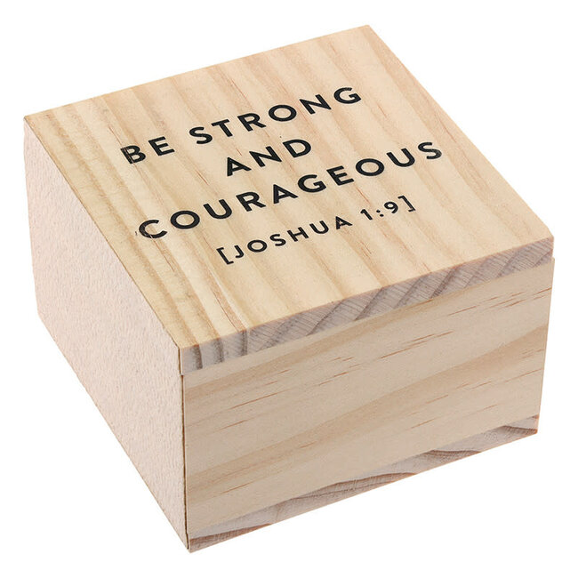 Ceramic Keepsake Figurine - Cross with Gold Lining