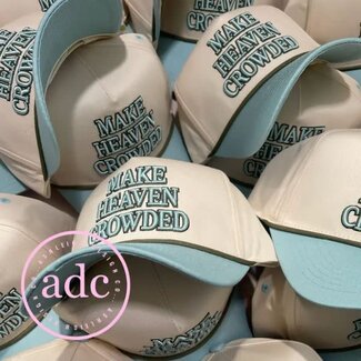 Make Heaven Crowded Baseball Cap (Blue/Green)