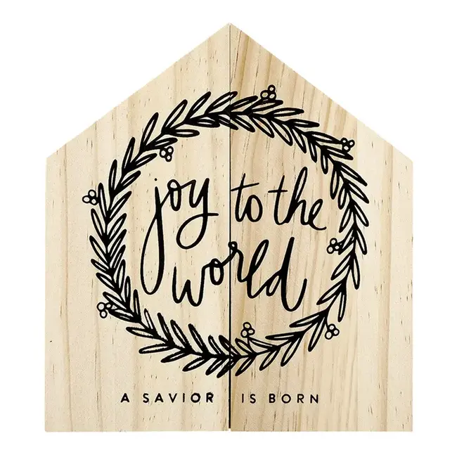 Ceramic Figurines Pine Wood Box - Holy Family - Large