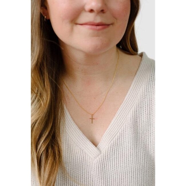 Momma + Me Cross Necklace Set