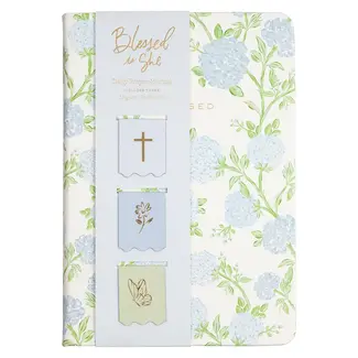 Faith Collection Journal Set W/Bookmarks Blue Green Floral