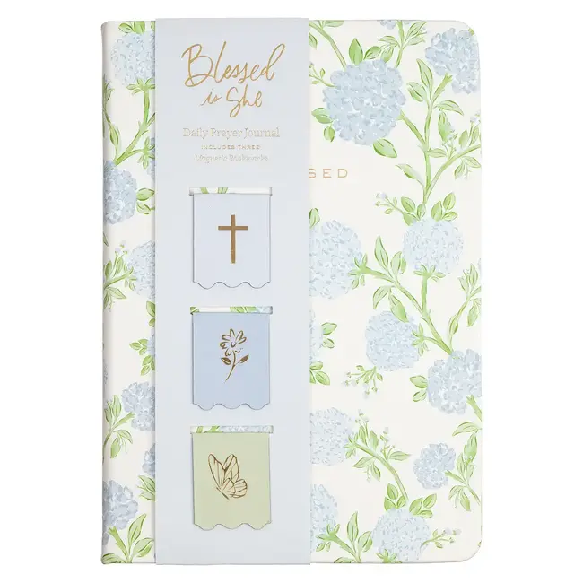 Faith Collection Journal Set W/Bookmarks Blue Green Floral
