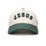 Jesus - Green & Cream Hat