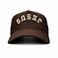 Jesus - Brown & Cream Hat (Upside down)