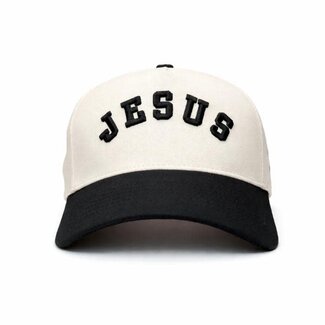 Jesus - Black & Cream Hat
