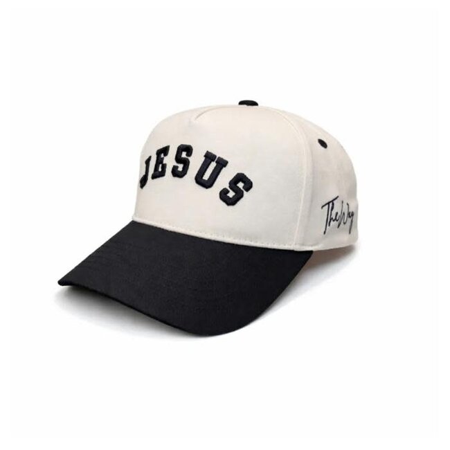 Jesus - Black & Cream Hat