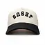 Jesus - Black & Cream Hat (Upside down)