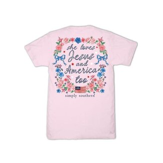 She Loves Jesus And America Too Shirt